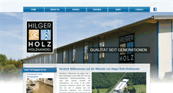Desktop Screenshot of hilger-holz.de